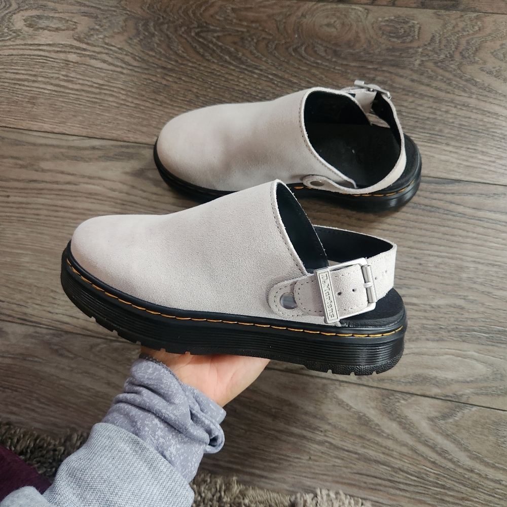 Dr Martens Zebzag Mule Women's shoes Gray New Mens 5 Womens 6